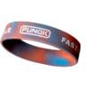 19mm Punok rood-blauwe silicone armband