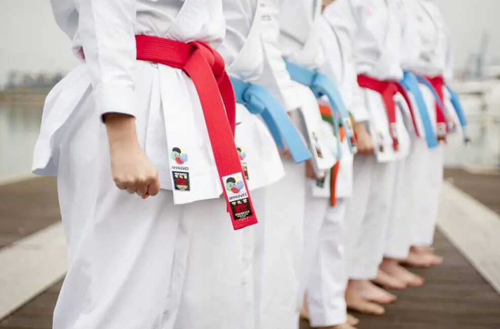 Shureido Katoenen Karate Wedstrijdriem - WKF Goedgekeurd