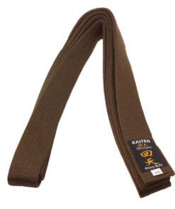 Extra dikke bruine Kaiten karate riem