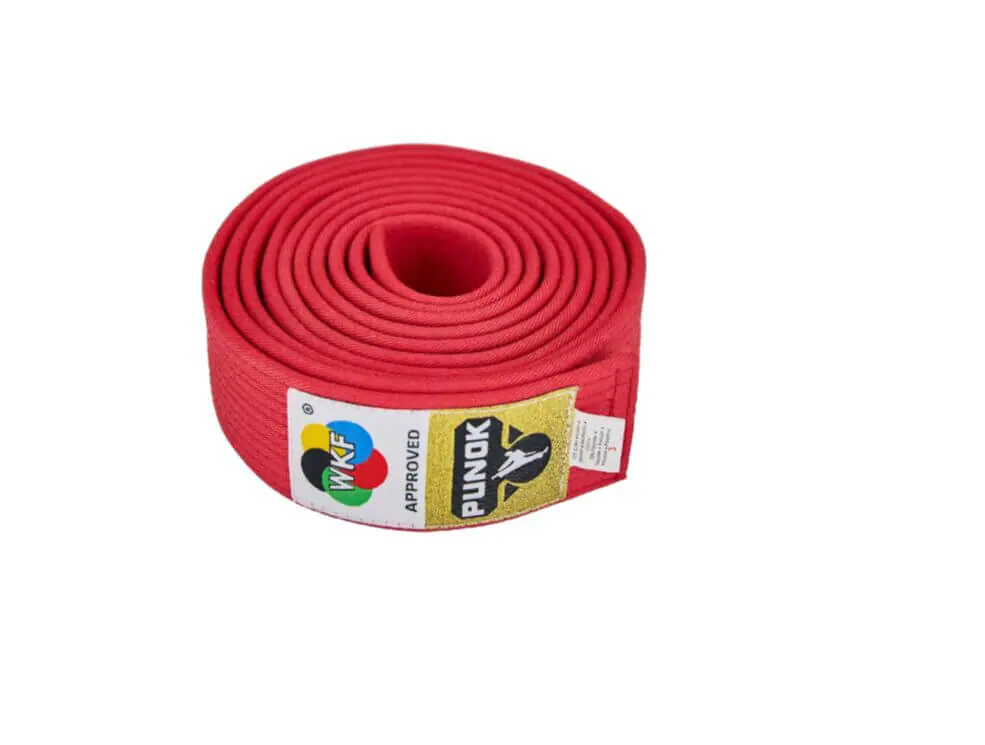 Punok Kata WKF wedstrijdriem - Rood - WKF