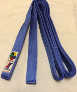 Hirota Satijnen karateband blauw of rood - Extra groot