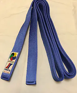 Hirota Satijnen karateband blauw of rood - Extra groot