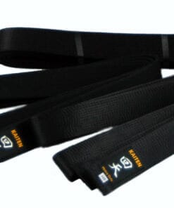Extra dikke katoenen Kaiten zwarte karate riem