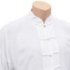Witte Tai Chi-top van viscose en katoen