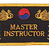 Master Instructor geborduurde badges - Danrho