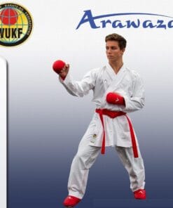 Kimono Arawaza Kumite Deluxe Evo WUKF - Rood of Wit
