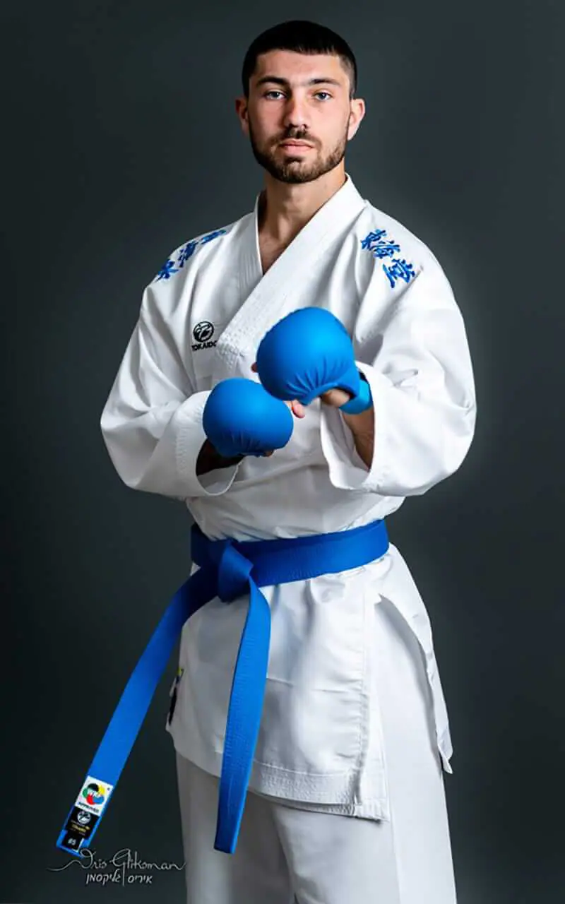 Karategi Tokaido Kumite Master K1 - Premier League-blauw