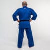 Fuji-Mae Karategi Training Kimono blauw of rood 19 Karategi Training Fuji-Mae blauwe rug