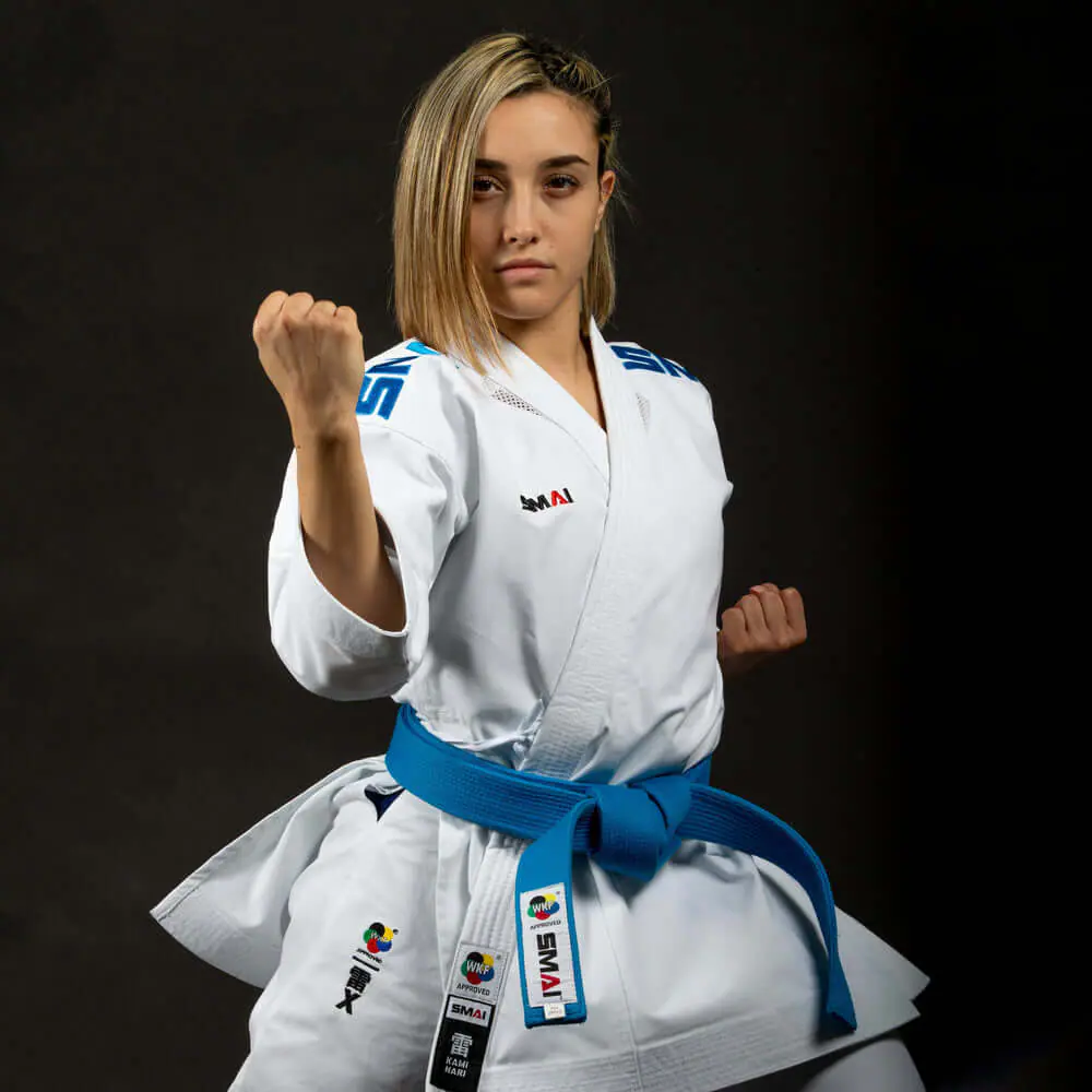 Kimono Kata KAMINARI X Pak SMAI - WKF 15 Kimono Kata KAMINARI X Pack SMAI - WKF blauw