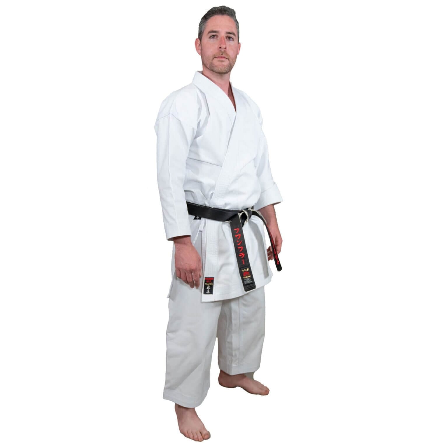 Witte karategi Kaiten Saizen