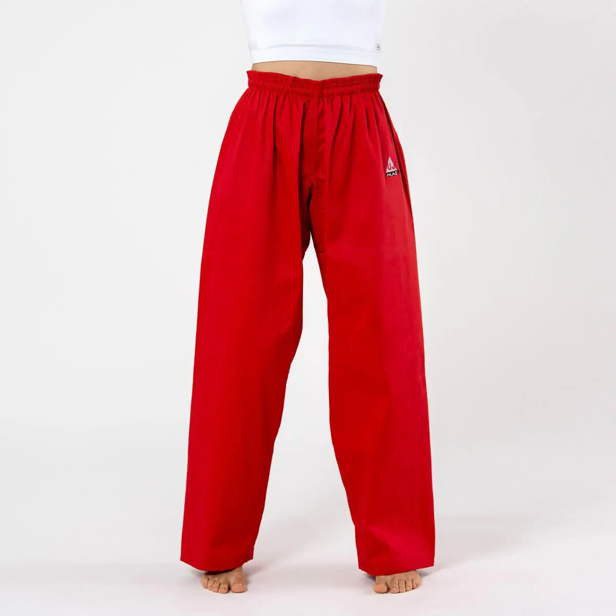 Karate Trainingsbroek-FUJI-MAE-rood