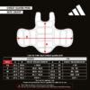 Adidas karate-borstbeschermer voor kinderen (WKF) - Wit 9 Adidas karate-borstbeschermer voor kinderen (WKF) - Wit - maat