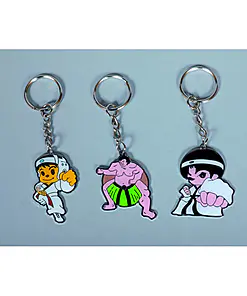 Mini Karateka sleutelhanger