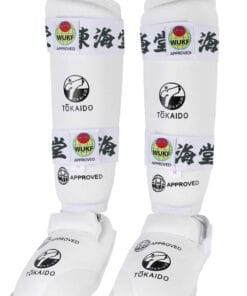 Tokaido karate scheen- en voetbeschermers - WUKF-wit