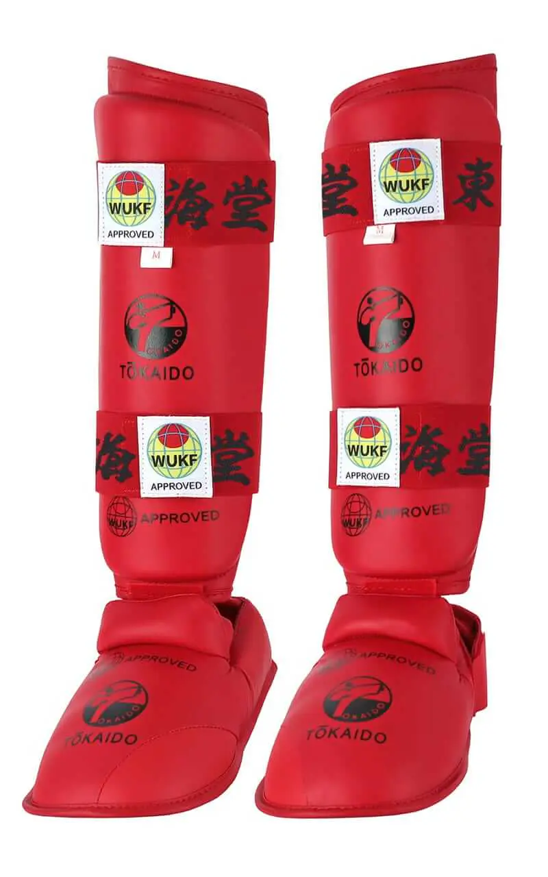 Tokaido karate scheen- en voetbeschermers - WUKF