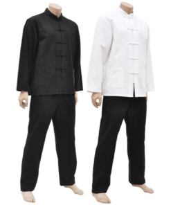 Traditionele Tangzhuang-outfit met lange mouwen, van katoen