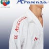 Kimono Arawaza Kumite Deluxe Evo Premier League rood/blauw WKF 10 Arawaza