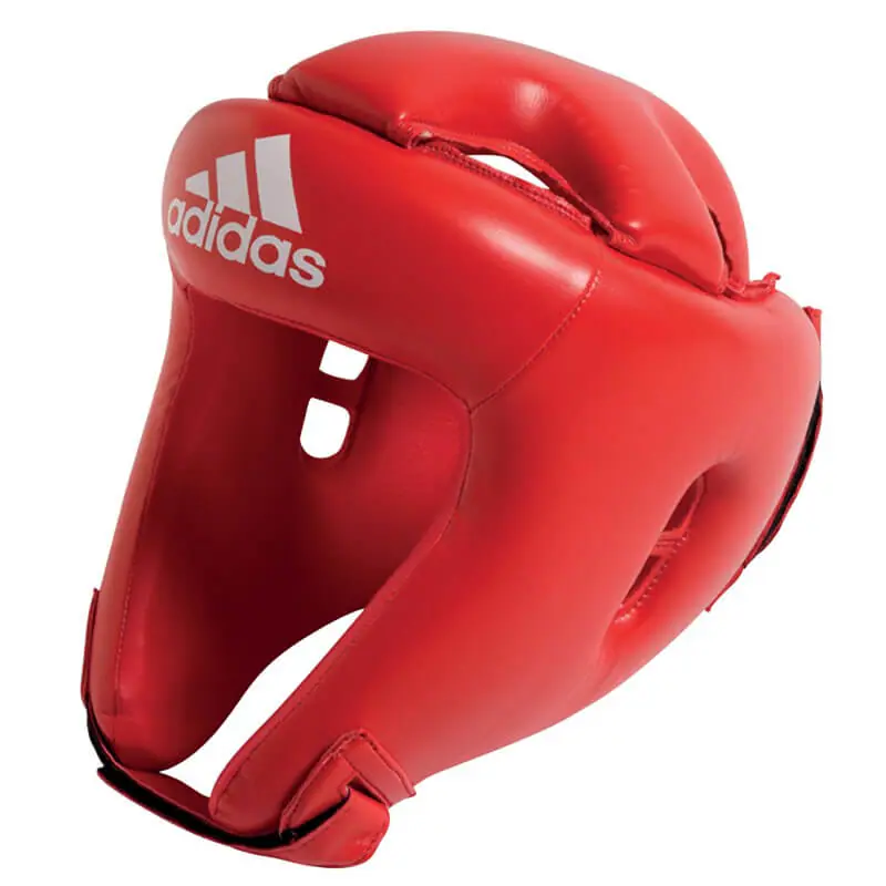 Adidas voorgevormde bokshelm blauw of rood