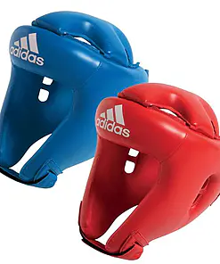 Adidas voorgevormde bokshelm blauw of rood