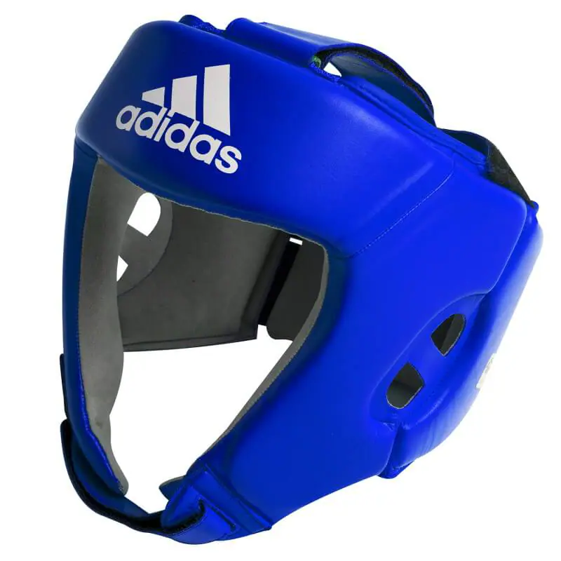Adidas Amateur Wedstrijdbokshelm blauw of rood