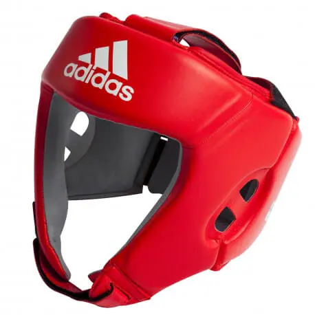 Adidas Amateur Wedstrijdbokshelm blauw of rood