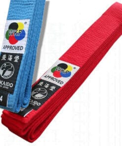 Tokaido Karate wedstrijdriem - Rood of Blauw