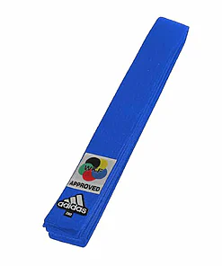 adidas elite karate riem b242k-wkf blauw