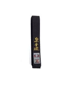 NORIS Karate-Do Geborduurde Zwarte Riem