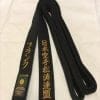 Hirota YOHACHI Karate zwarte band 100% katoen - Extra large