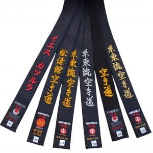 Karate zwarte banden