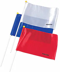 Kwon arbitragevlag met houten handvat