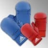Adidas Karatehandschoenen met duim - blauw of rood - WKF
