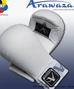 Arawaza karate handschoenen - PU - wit