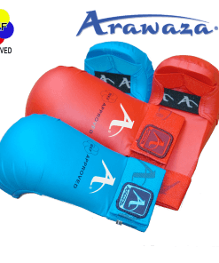 Arawaza karate handschoenen blauw of rood - WKF