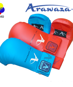 Arawaza karate handschoenen blauw of rood - WKF