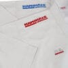 karategi Kamikaze Premier Kata schouders geborduurd in rood en blauw