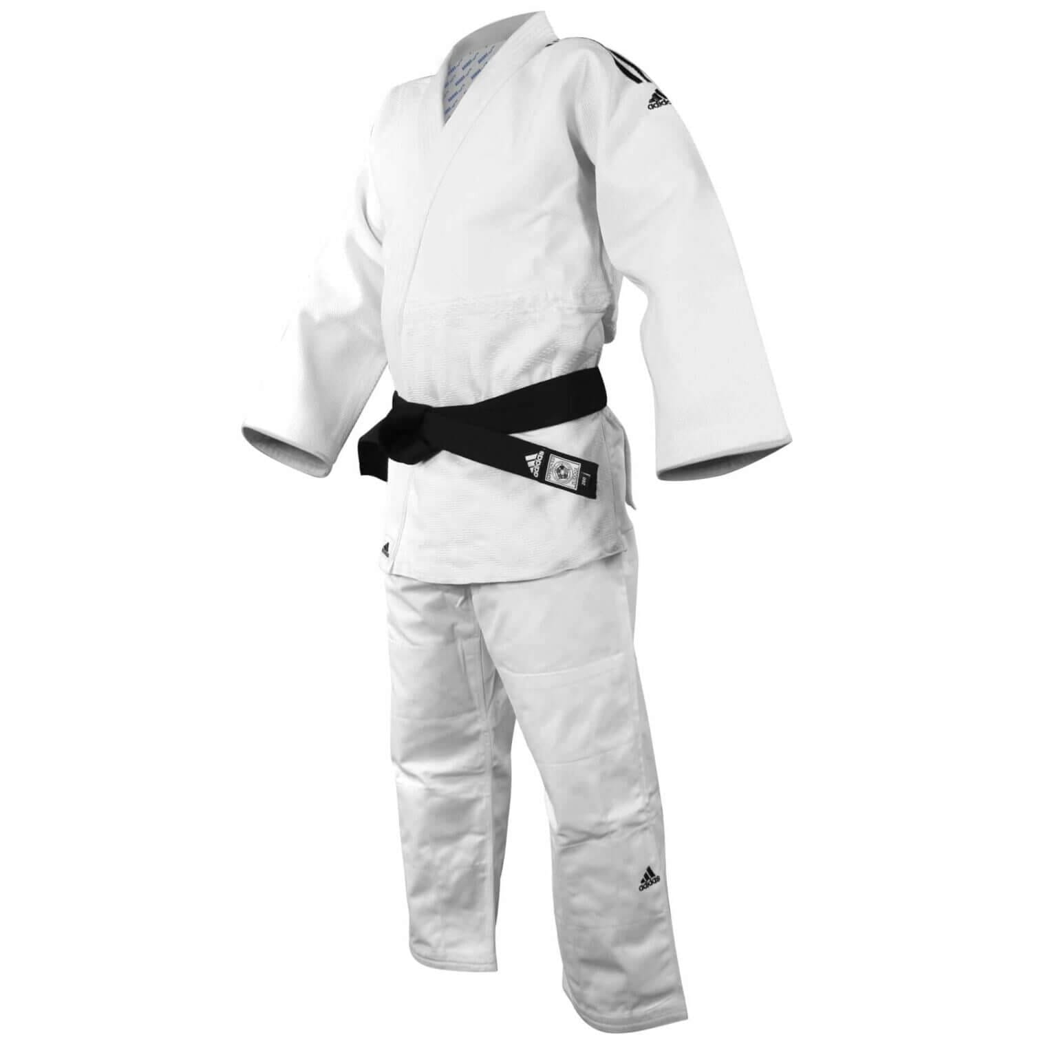 kimono-de-judo-adidas-millenium-bandes-J990-noir