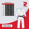 Keikogi karategi - Fight-Art (Copie) 10 kimono-karate-competition-kumite-modele-sempai-wkf taille