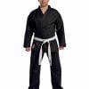 Karategi Traditioneel Zwart Kwon 8oz gezicht karategi