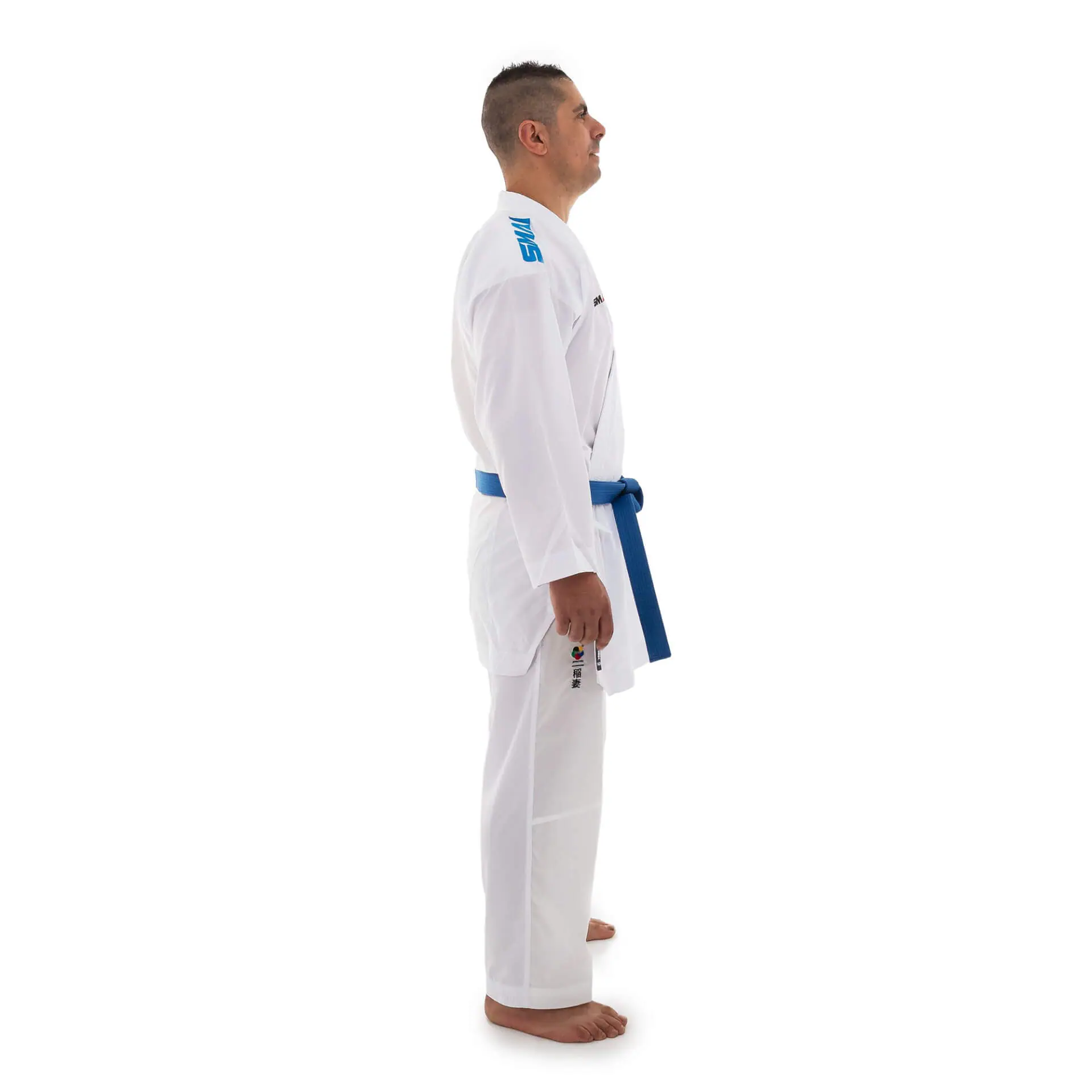 Kimono kumité Inazuma Pack SMAI - WKF 8 kimono-kumite-inazuma-pack-smai-wkf-coté-blauw