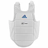 Karate slab Adidas Body Protector WKF - Wit - voor wedstrijden. Model ADIP03