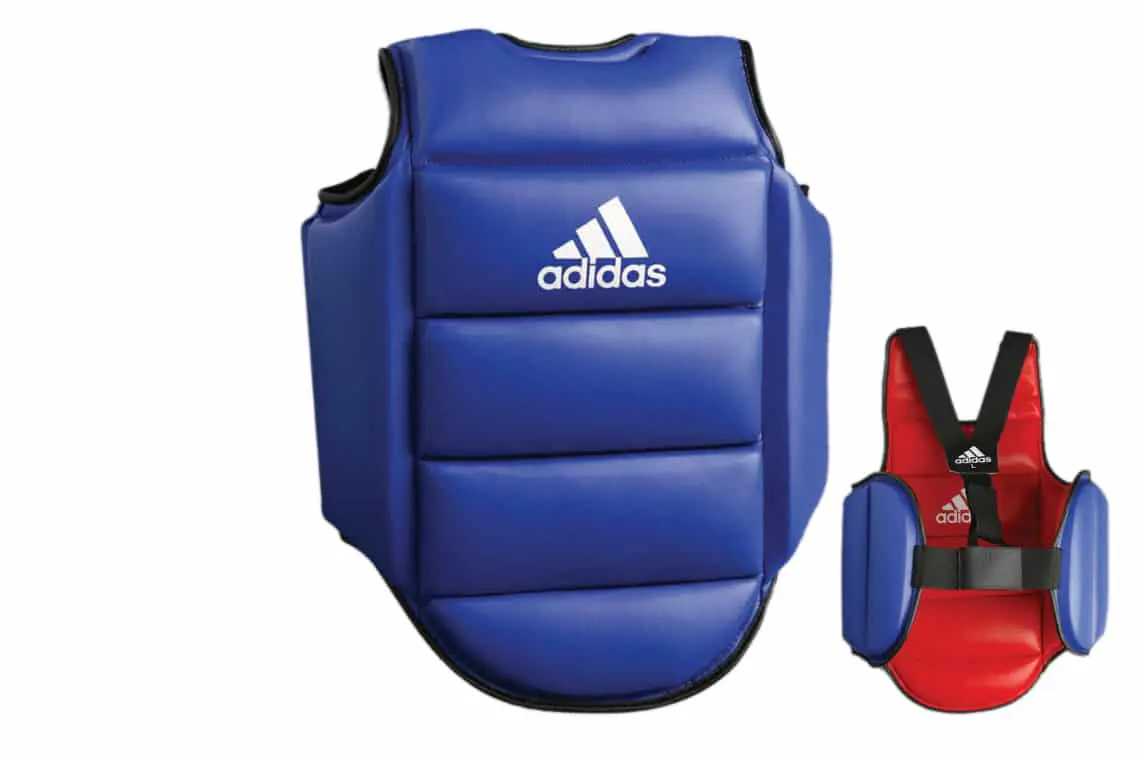 Adidas Omkeerbaar Karate Slabbetje Rood en Blauw