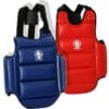 Budo Fight Omkeerbaar Karate Slabbetje, blauw of rood