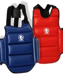 Budo Fight Omkeerbaar Karate Slabbetje, blauw of rood