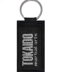 sleutelhanger-tokaido-arts-martial-obi-zwart-zilver