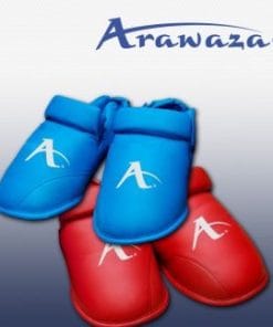 Arawaza Karate voetbeschermers - blauw of rood