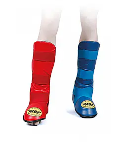 Noris Karate Contact scheen- en voetbeschermers - blauw of rood