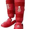 scheen-en-voetbeschermers-hayashi-karate-rood