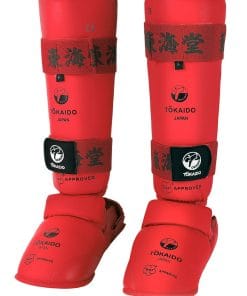 Tokaido Kanji karate scheen- en voetbeschermers WKF goedgekeurd