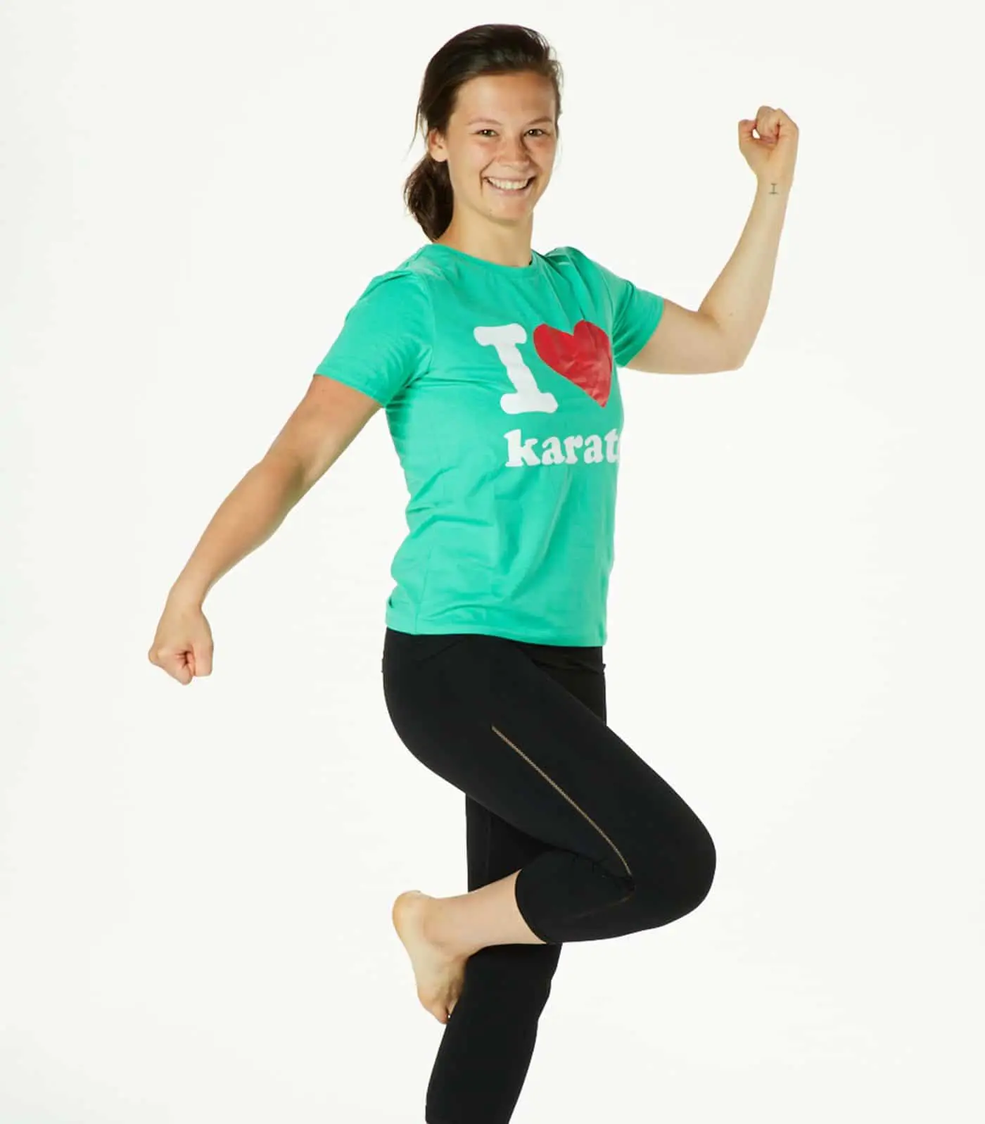 I Love Karate Groen T-shirt - Seishin International